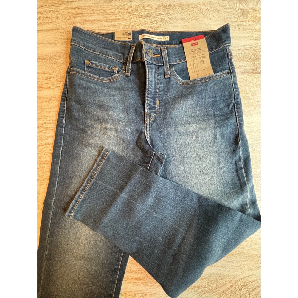 Levi's 27 311 Shaping‎ Skinny Capri Women Blue